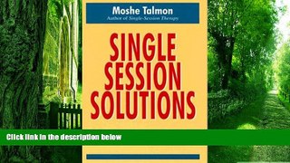 Big Deals  Single-session Solutions: A Guide To Practical, Effective, And Affordable Therapy  Free