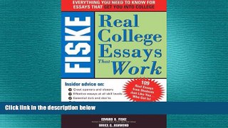 different   Fiske Real College Essays That Work