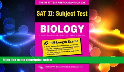 complete  The Best Test Preparation for the Sat II: Subject Test/Achievement Test in Biology (REA