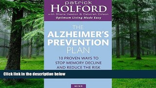 Big Deals  The Alzheimer s Prevention Plan  Free Full Read Most Wanted