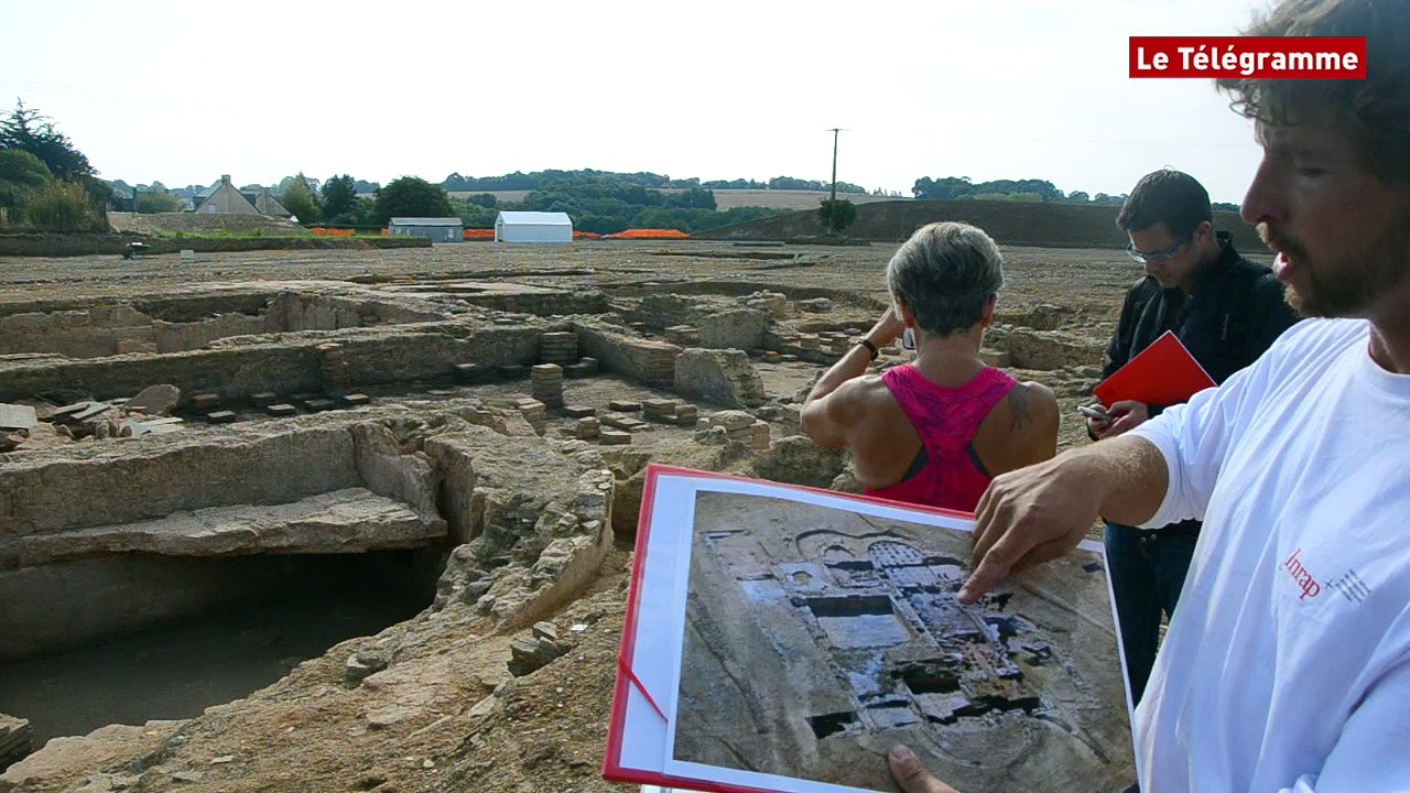 Dinan. Une somptueuse villa gallo-romaine découverte