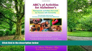 Big Deals  ABC s of Activities for Alzheimers  Free Full Read Best Seller