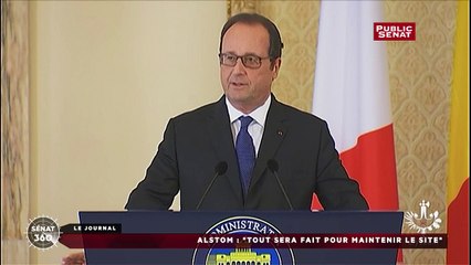 Alstom : François Hollande « assure » que « tout sera fait pour que le site de Belfort puisse être pérennisé »