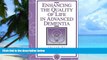Big Deals  Enhancing the Quality of Life in Advanced Dementia  Free Full Read Best Seller