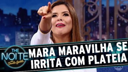 Mara Maravilha se irrita com plateia e Danilo a defende