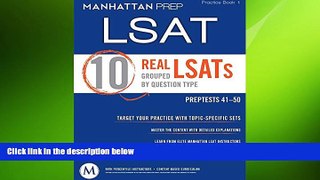 different   10 Real LSATs Grouped by Question Type