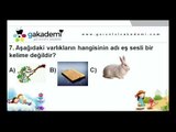 3. Sınıf Türkçe Görüntülü Eğitim Seti Soru Çözümleri