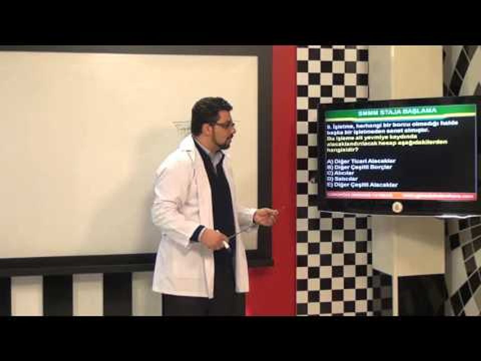 SMMM Staja Başlama Çıkmış Soru Çözümleri