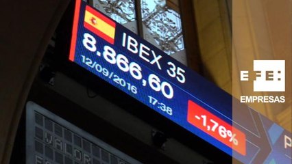 El Ibex 35 cede un 1,76% y registra su peor sesión desde principios de agosto
