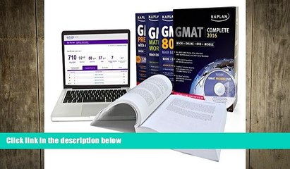 different   Kaplan GMAT Complete 2016: The Ultimate in Comprehensive Self-Study for GMAT: Book +