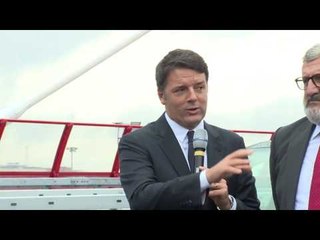 Bari - Renzi per l'inaugurazione del Ponte Asse Nord - Sud (10.09.16)