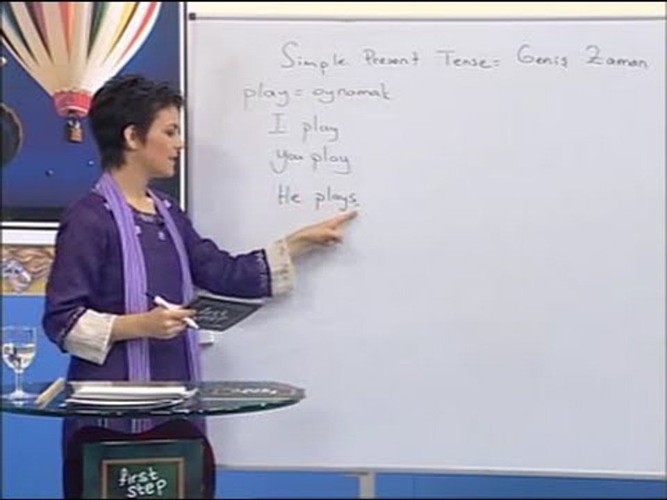 10 - Simple Present Tense - First Step İngilizce Eğitim Seti