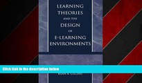 Pdf Online Learning Theories and the Design of E-Learning Environments