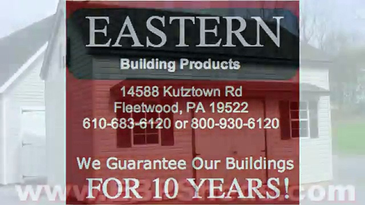 Let Eastern Building Products Craft Your Next Shed