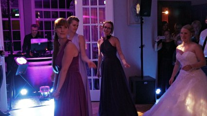 Überraschungstanz der Brautjungfern - Hochzeit von Nancy und Arne 10.09.16
