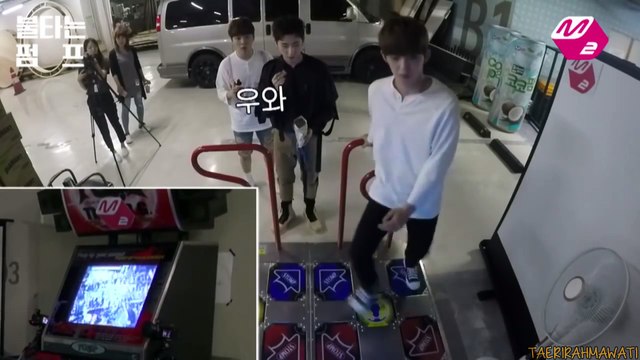 [Bonus Clip] Expectation Vs. Reality : Seventeen's S.Coups & Monsta X Play Pump It Up