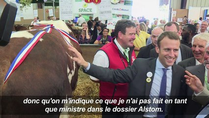 Alstom: Macron dit ne pas avoir fait "des promesses intenables"