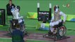 Escrime en fauteuil roulant (H - fleuret) : Maxime Valet décroche la médaille de bronze.