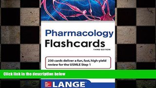 there is  Lange Pharmacology Flash Cards, Third Edition (LANGE FlashCards)