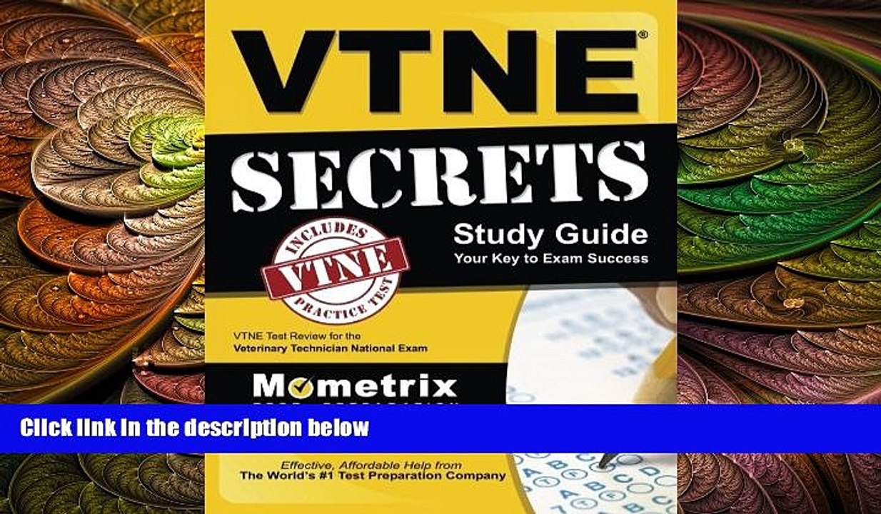 different   VTNE Secrets Study Guide: VTNE Test Review for the Veterinary Technician National Exam
