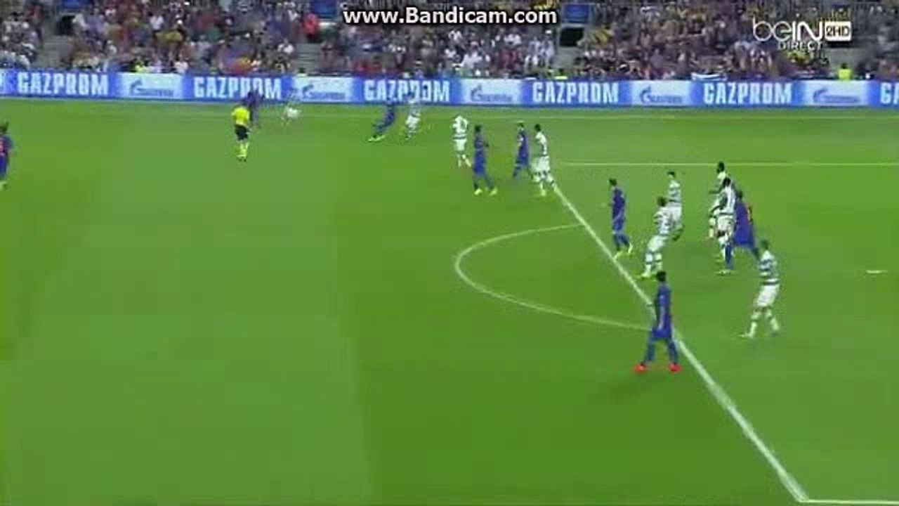 Lionel Messi Goal | Barcelona 1-0 Celtic | UCL | 13/09/2016