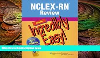 different   NCLEX-RNÂ® Review Made Incredibly Easy! (Incredibly Easy! SeriesÂ®)