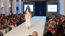 Acid attack victims takes to the London catwalk