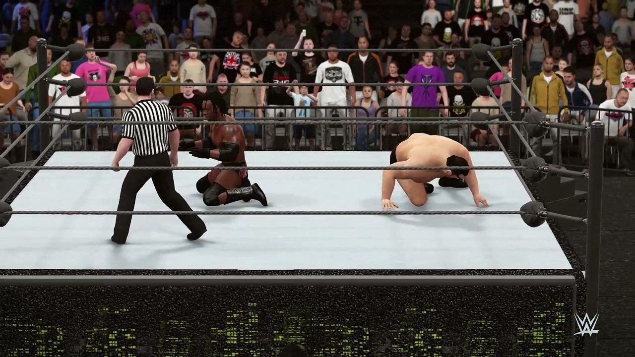 WWE 2K16 booker t v paul wight