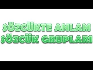 Sözcükte Anlam |9.Sınıf Dil ve Anlatım Dersi