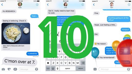 iOS 10 - New Features in "Message App"
