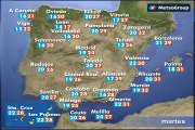 Previsión del tiempo para este martes 13 de septiembre