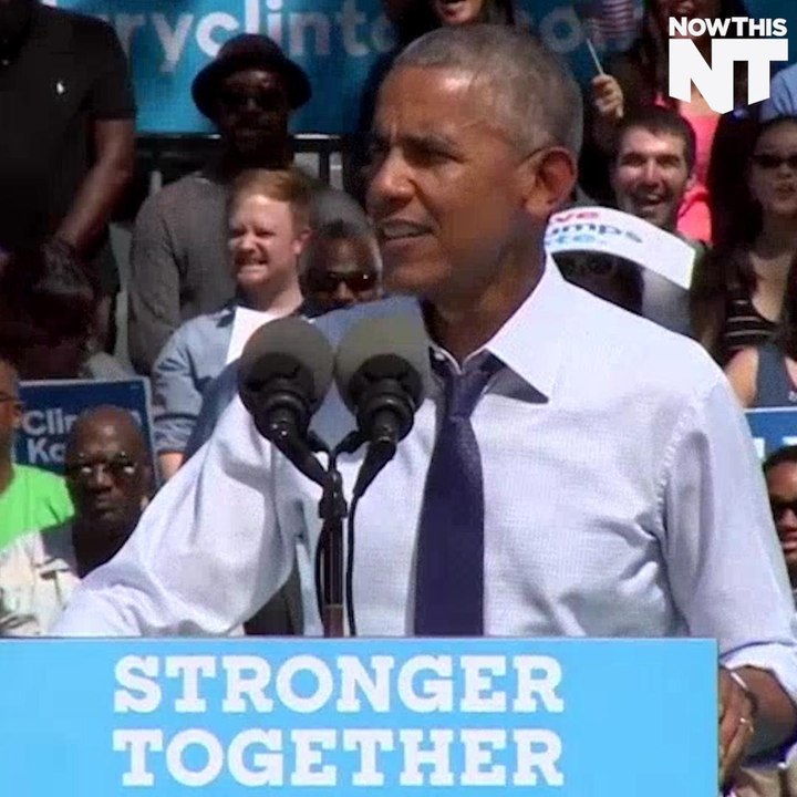 "Thanks Obama," Says Obama