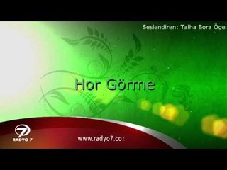 HOR GÖRME