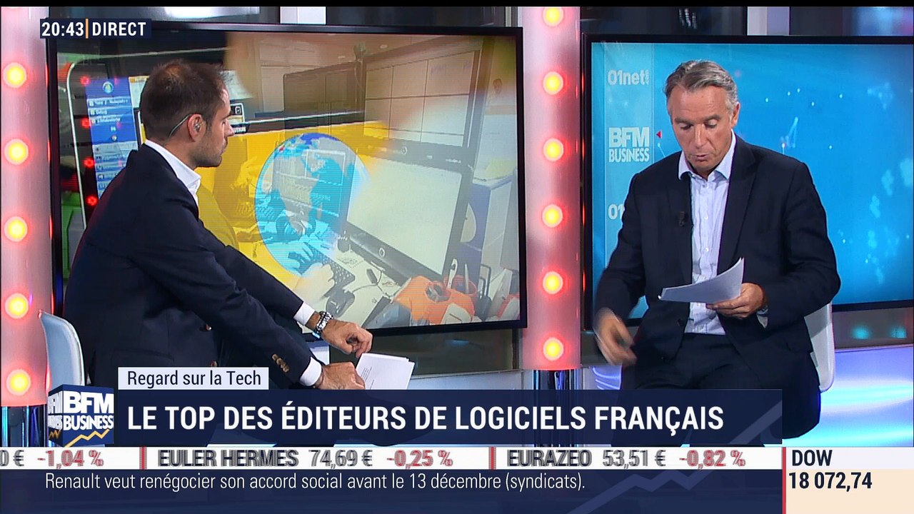 Regard sur la Tech: Le top 10 des éditeurs de logiciels français - 13/09