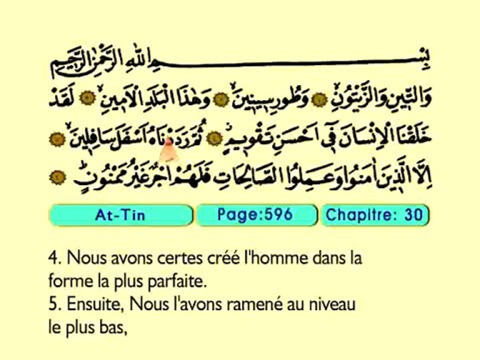103. At Tin 1-8 - Le Coran