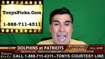 New England Patriots vs. Miami Dolphins Free Pick Prediction NFL Pro Football Odds Preview 9-18-2016
