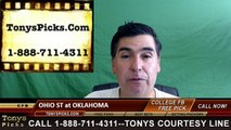 Oklahoma Sooners vs. Ohio St Buckeyes Free Pick Prediction NCAA College Football Odds Preview 9-17-2016