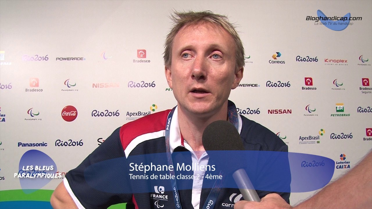 Stéphane Molliens - Tennis de table classe 2 - 4ème - Jeux Paralympiques Rio 2016