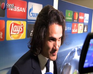 PSG / Arsenal - La réaction de Edinson Cavani