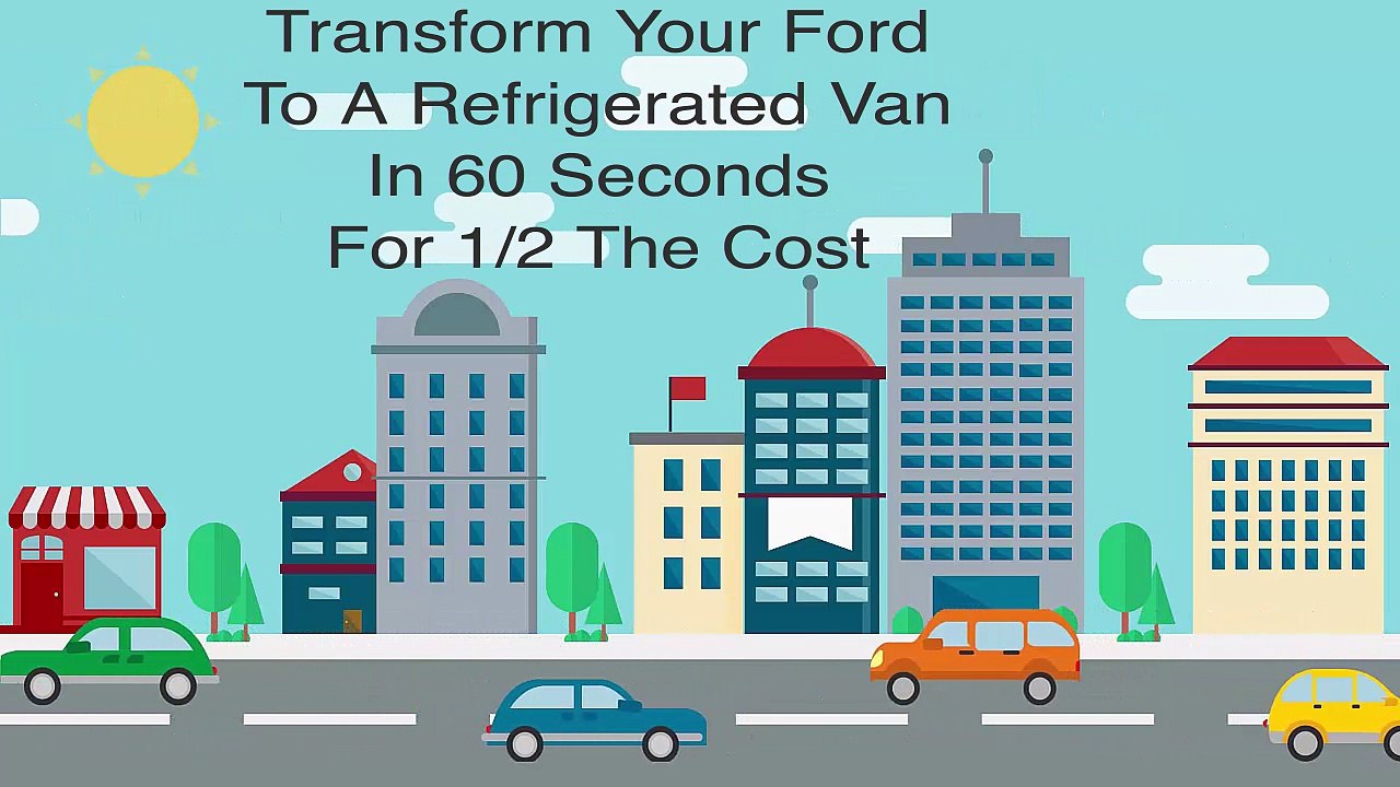 Refrigerated ford transit connect van