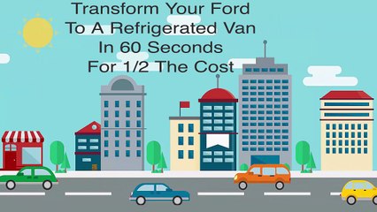 Refrigerated ford transit connect van