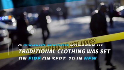 New York police seek man who set fire to Muslim woman