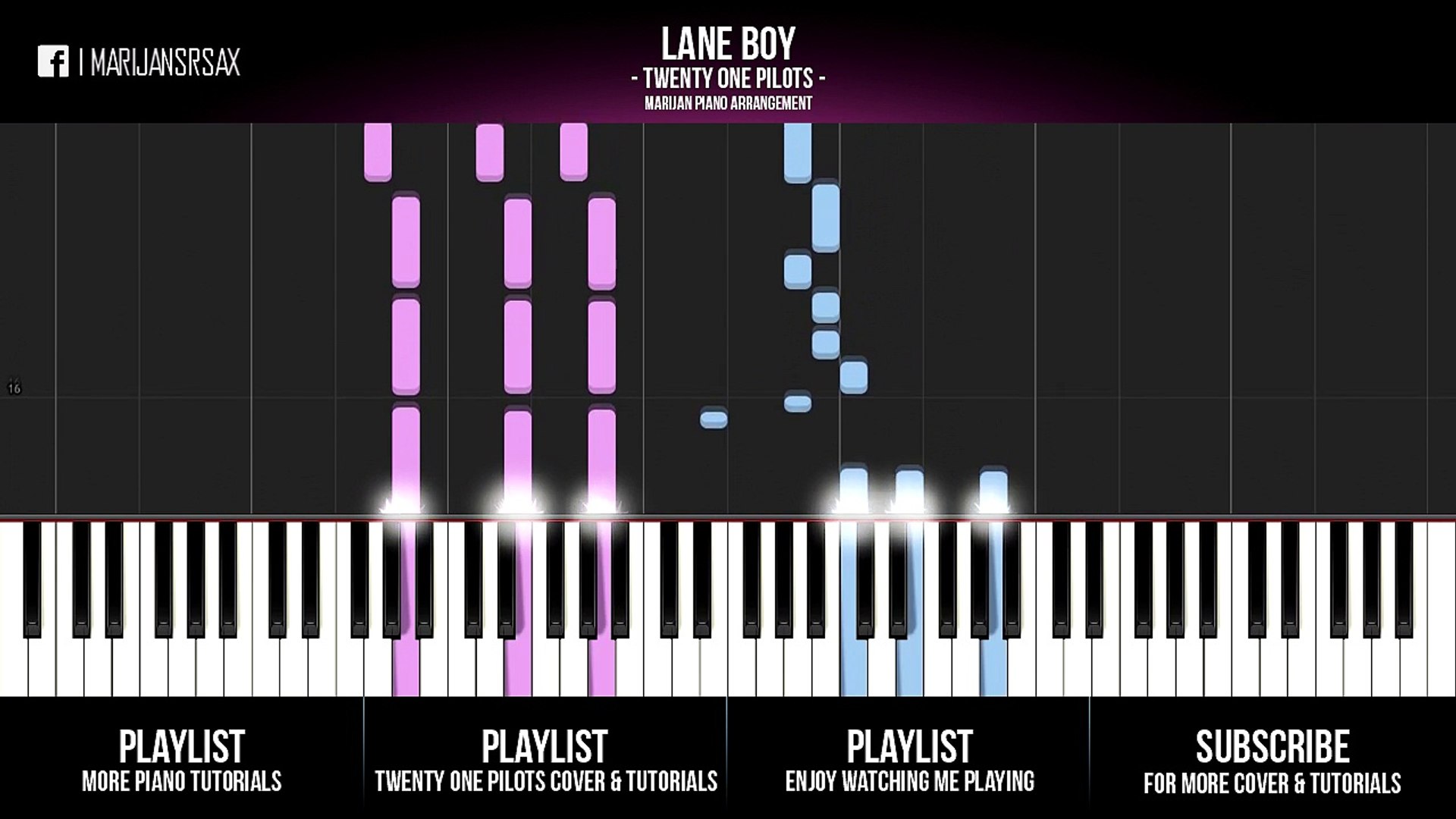 How To Play - Twenty One Pilots - Lane Boy (Piano Tutorial) - video  Dailymotion