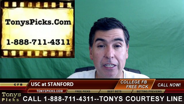 Stanford Cardinal vs. USC Trojans Free Pick Prediction NCAA College Football Odds Preview 9-17-2016