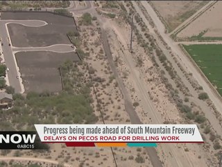 Progress being made ahead of South  Mountain Freeway