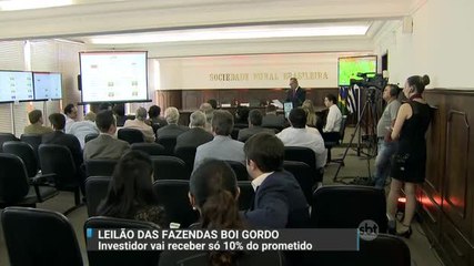 Doze anos após falência, terras das Fazendas Boi Gordo vão a leilão