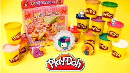 Play and Learn Colors with Play Doh Smiley Face, Hello Kitty Molds Fun and Creative for Children