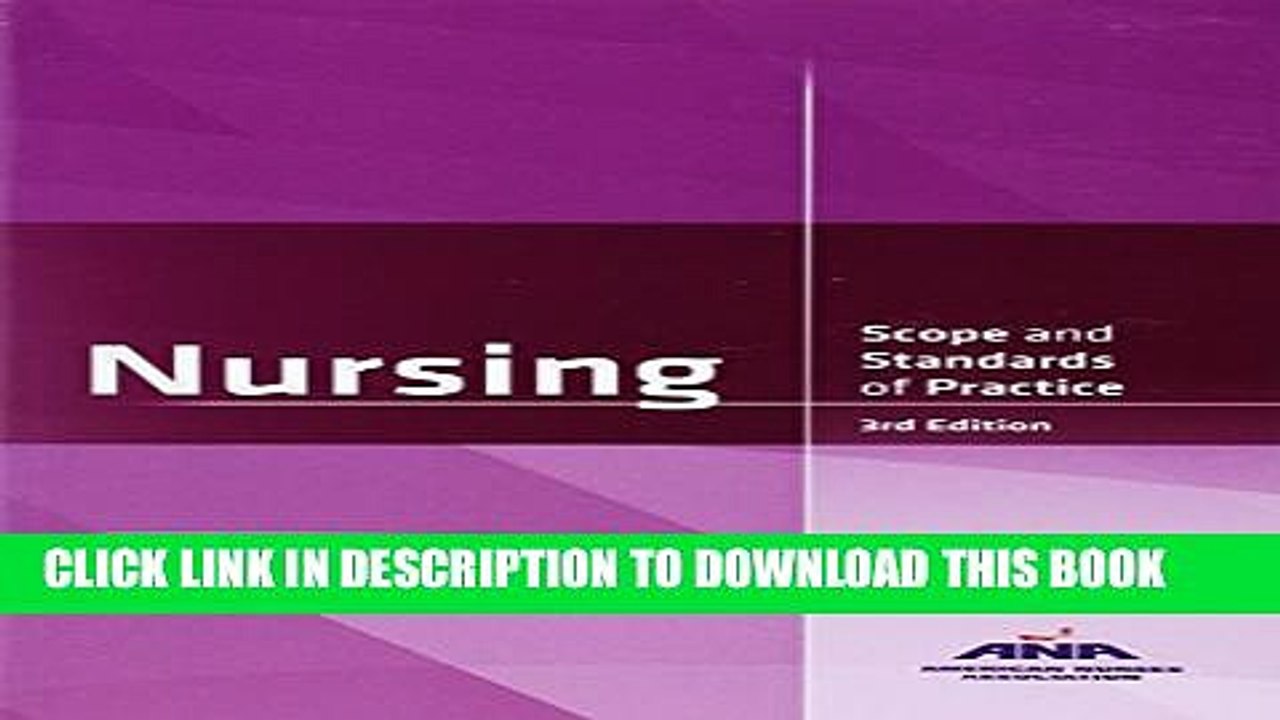 [PDF] Nursing: Scope and Standards of Practice, 3rd Edition Popular Online