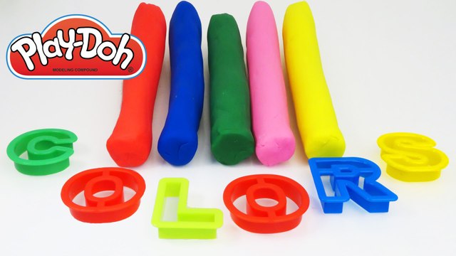 Play and Learn Colours with Play Dough Modelling Clay Creative for Children