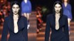 Bella Hadid Goes Br*less in Plunging Mini Dress